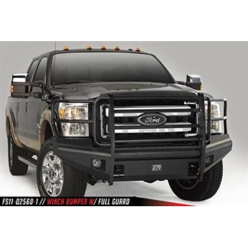 Fab Fours Bumper Premium 1-Piece Design Steel Black - FS11Q25601
