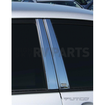 Putco Body Pillar Cover - Polished Stainless Steel Silver Set of 4 - 403115-1