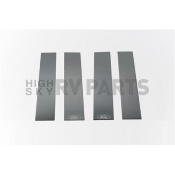 Putco Body Pillar Cover -  Stainless Steel Black Set of 4 - 402685BPFD