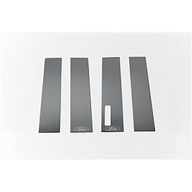 Putco Body Pillar Cover -  Stainless Steel Black Set of 4 - 402680BPFD