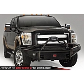 Fab Fours Bumper 1-Piece Design Steel Black - FS11S25621