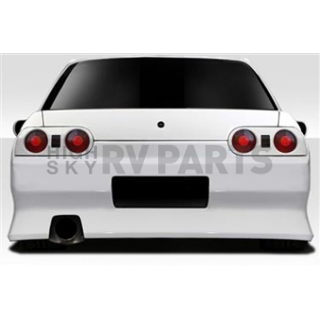 Extreme Dimensions Bumper 1-Piece Design Black Fiberglass - 113564