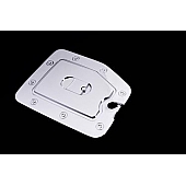 Paramount Automotive Fuel Door Cover - Triple Chrome Plated Silver ABS Plastic - 662707