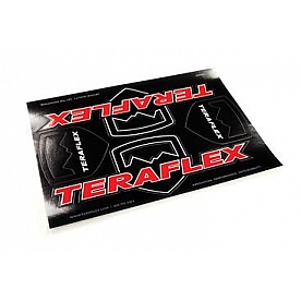 Teraflex Decal - Black/ Red Vinyl - 5131207