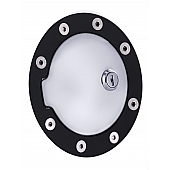 All Sales Fuel Door - Round Aluminum - 6043KCL