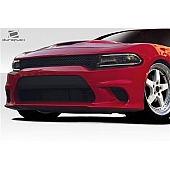 Extreme Dimensions Bumper 1-Piece Design Black Fiberglass - 113220