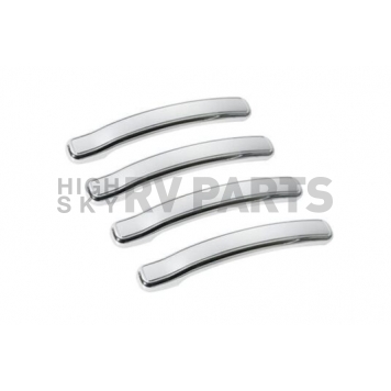 Putco Exterior Door Handle Cover - Silver ABS Plastic Chrome Plated - 400016