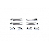 Putco Exterior Door Handle Cover - Silver ABS Plastic Chrome Plated - 402122