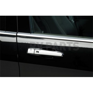 Putco Exterior Door Handle Cover - Silver ABS Plastic Chrome Plated - 402122-1
