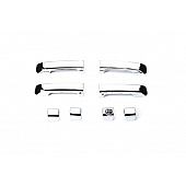 Putco Exterior Door Handle Cover - Silver ABS Plastic Chrome Plated - 400093