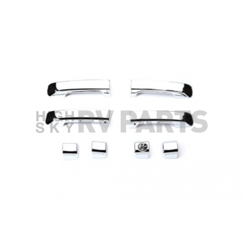 Putco Exterior Door Handle Cover - Silver ABS Plastic Chrome Plated - 400093