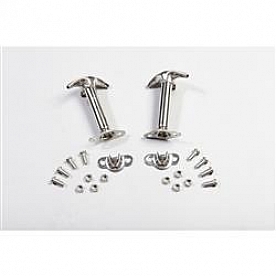 Rugged Ridge Hood Latch Polished Stainless Steel Silver Set Of 2 - 1111601