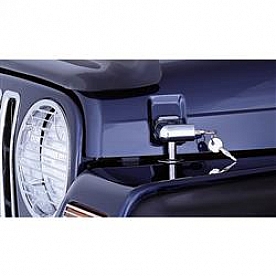 Rugged Ridge Hood Latch Chrome Plated Stainless Steel Silver Set Of 2 - 1130203