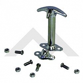 Crown Automotive Hood Latch Chrome Plated  Silver Single - RT26006