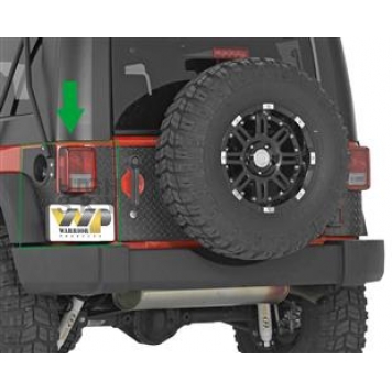 Warrior Products Body Corner Guard - Aluminum Black Set Of 2 - 920APC