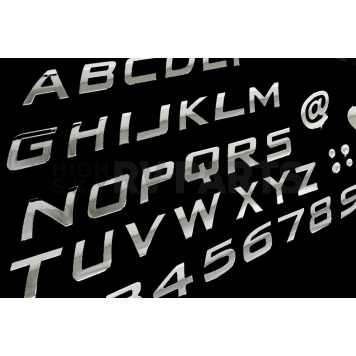 US Speedo Decal - Plastic Silver - 10103-1