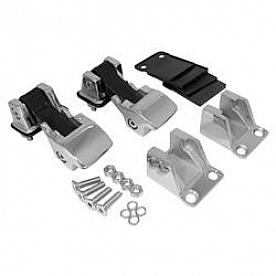 Crown Automotive Hood Latch Stainless Steel Silver Set Of 2 - RT34083