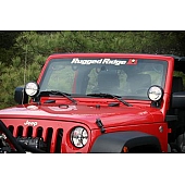 Rugged Ridge Decal - White Letters/ Red And Yellow Icon Vinyl - 1258001