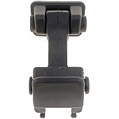 Help! By Dorman Hood Latch Plastic and Rubber Black Single - 42422