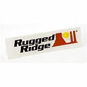 Rugged Ridge Decal - Black Letters/ Red And Yellow Icon Vinyl - 1258002