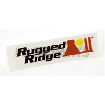 Rugged Ridge Decal - Black Letters/ Red And Yellow Icon Vinyl - 1258002