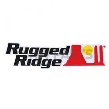 Rugged Ridge Decal - Black Letters/ Red And Yellow Icon Vinyl - 1299919