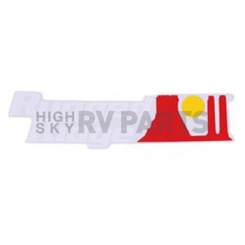 Rugged Ridge Decal - White Letters/ Red And Yellow Icon Vinyl - 1299920