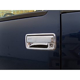 TFP (International Trim) Exterior Door Handle Cover - Silver Stainless Steel - 490