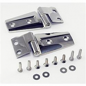 Rugged Ridge Hood Hinge Silver Stainless Steel - 1111122