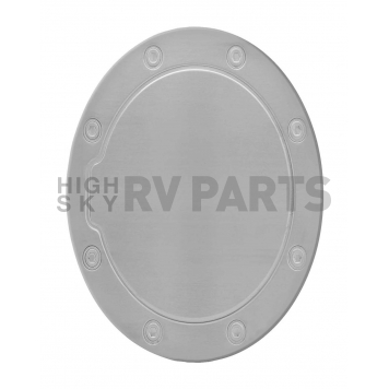 Pilot Automotive Fuel Door Cover - Polished Silver Stainless Steel - SDG203-1