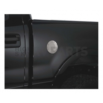 Pilot Automotive Fuel Door Cover - Polished Silver Stainless Steel - SDG203-2