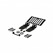 Rugged Ridge Hood Appearance Set Black Powder Coated Stainless Steel - 1120102