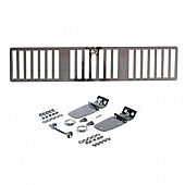 Rugged Ridge Hood Appearance Set Silver Polished Stainless Steel - 1110102