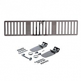 Rugged Ridge Hood Appearance Set Silver Polished Stainless Steel - 1110102