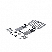 Rugged Ridge Hood Appearance Set Silver Polished Stainless Steel - 1110103