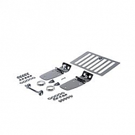 Rugged Ridge Hood Appearance Set Silver Polished Stainless Steel - 1110103