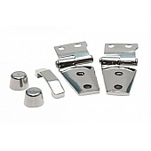Rampage Hood Appearance Set Silver Polished Stainless Steel - 87466