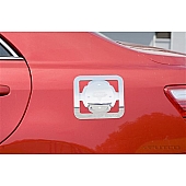 Putco Fuel Door Cover - Chrome Plated Silver ABS Plastic - 400921