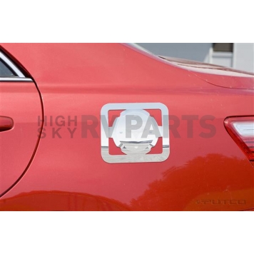 Putco Fuel Door Cover - Chrome Plated Silver ABS Plastic - 400921