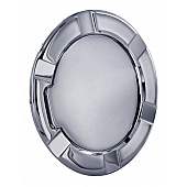 All Sales Fuel Door - Round Aluminum - 6900C