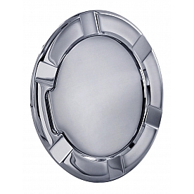 All Sales Fuel Door - Round Aluminum - 6900C
