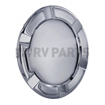 All Sales Fuel Door - Round Aluminum - 6900C