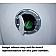 All Sales Fuel Door - Round Aluminum - 6900C
