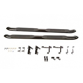 Rugged Ridge Nerf Bar 4 Inch Black Painted Steel - 1159404