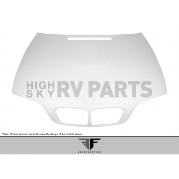 Extreme Dimensions Hood - Primered Fiberglass Gray - 107892
