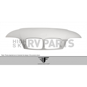 Extreme Dimensions Hood - Primered Fiberglass Gray - 107892-2