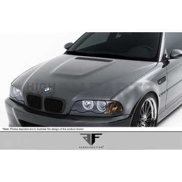 Extreme Dimensions Hood - Primered Fiberglass Gray - 107892-3
