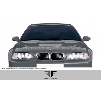 Extreme Dimensions Hood - Primered Fiberglass Gray - 107892-4