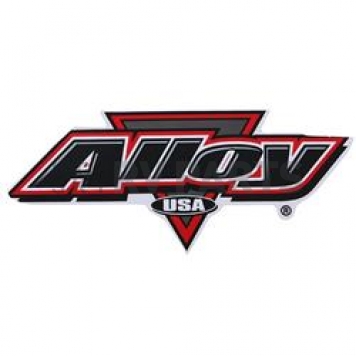 Alloy Axle Decal - Alloy USA Logo Black/ Red/ Gray Vinyl - 1299918