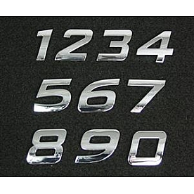 US Speedo Decal - Plastic Silver - 10129
